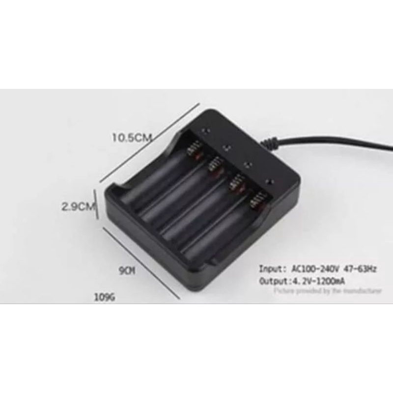 charger batre 18650 4 slot kabel casan batre 18650 kabel murah charger