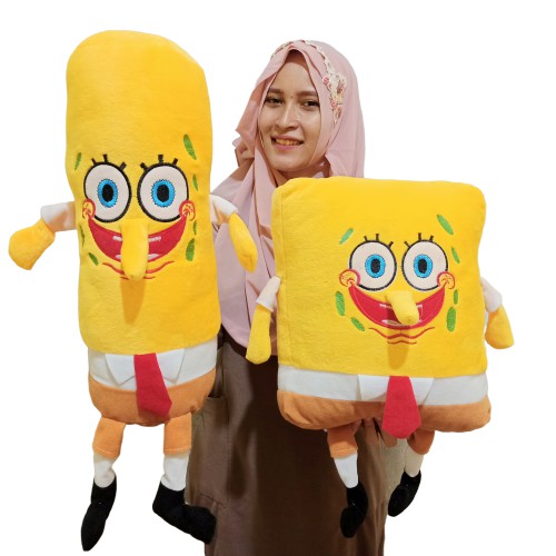 Boneka Spongebob L sepasang guling dan bantal