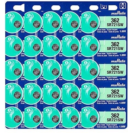 Baterai Murata 362 SR721SW SR721 721 Renata 362 721 Maxel 362 721 Original