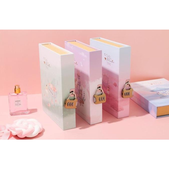 

Buku Tulis / Notebook Kotak Gembok / Custom Planner Buku Catatan