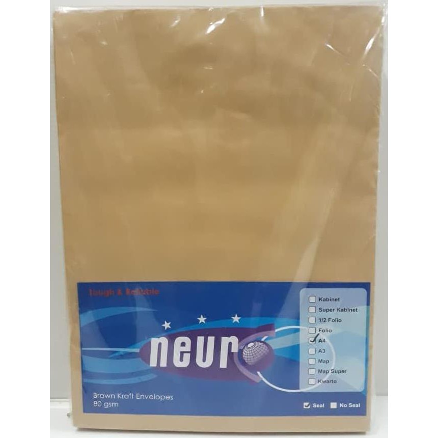 

Termurah Neuro Amplop Coklat A4 "Seal" Offic
