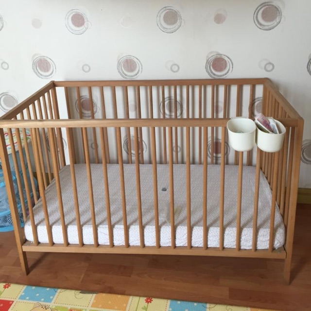 Preloved baby box ikea full set (box kasur bumper seprai)