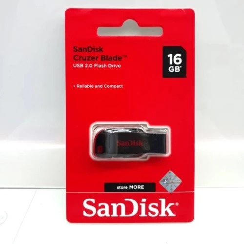 E_   Flashdisk Sandisk Cruzer Blade 16 GB original 100%