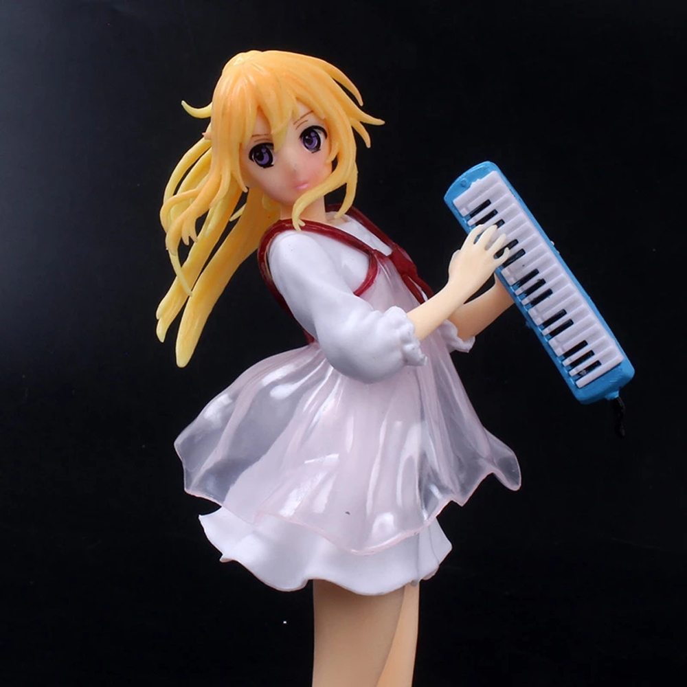 Lanfy Action Figure Anime Kaori Miyazono April Is Your Lie Bahan Pvc Untuk Dekorasi Mobil