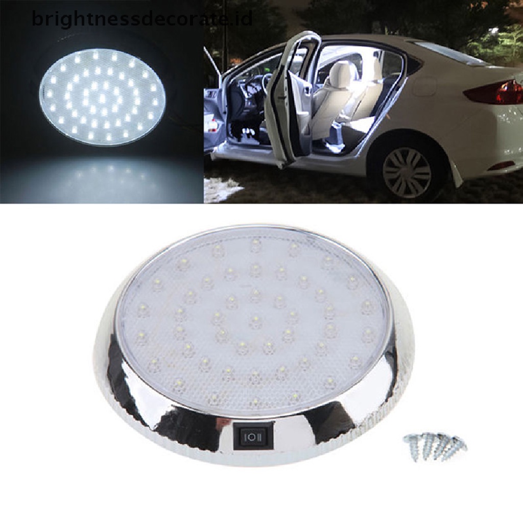 Lampu 46 Led Warna Putih Untuk Interior Atap Mobil