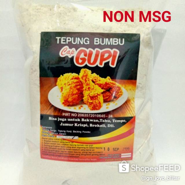 Tepung Bumbu Cap Gupi kemasan 1000g