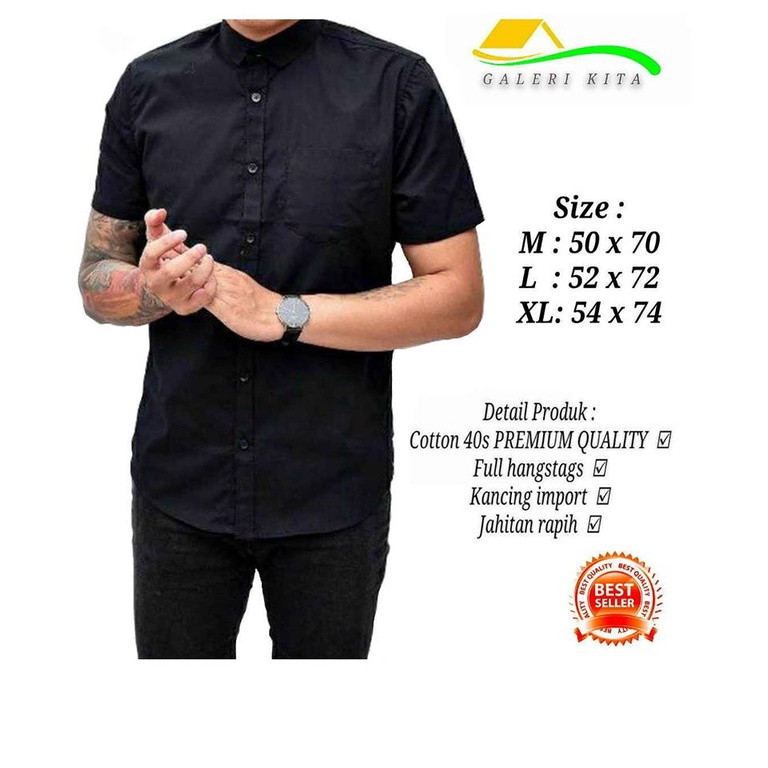 KEMEJA PENDEK PRIA KEREN CASUAL