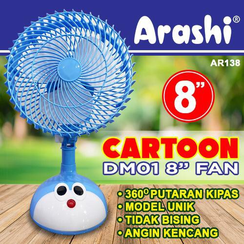 Arashi Cartoon Fan 8&quot; - Kipas Angin Karakter 8&quot;