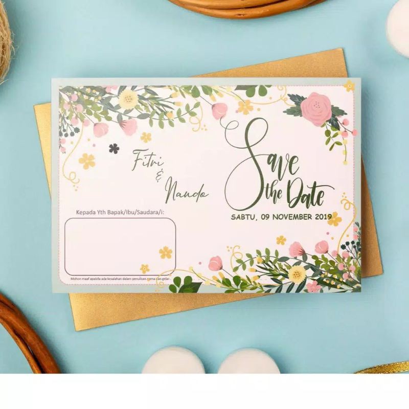 Undangan Pernikahan Elegan Rustic