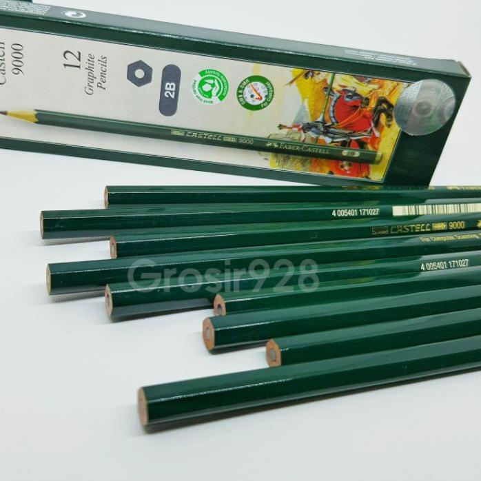 

DFE♙ (Per 12) Pensil / Pencil Faber-Castell 2B untuk ujian komputer DIJAMIN ORIGINAL Recommended