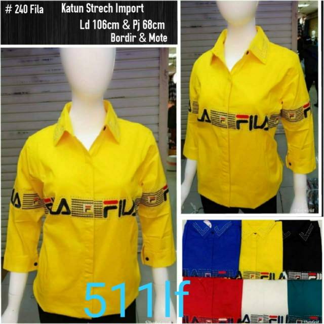 Kemeja FILA trend korea