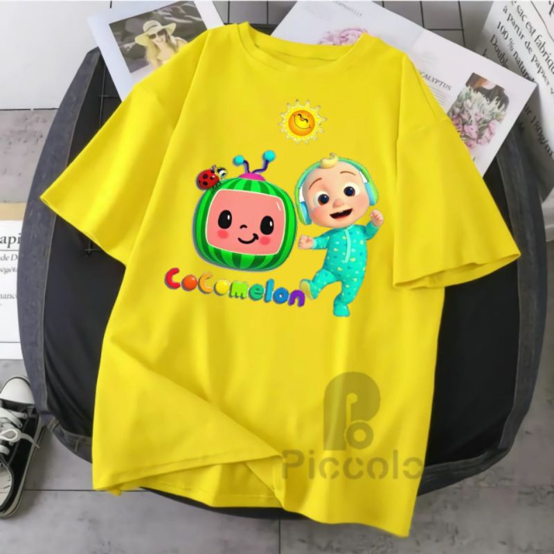 baju kaos anak cocomelon unisex atasan anak