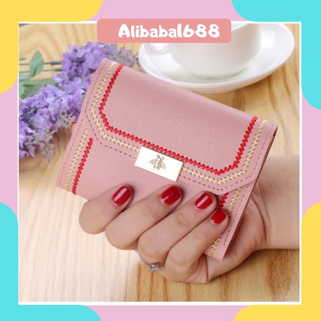 *ALIBABA1688* Dompet Wanita MH1919 dompet import Murah dompet Lipat Cantik real pic AL C7