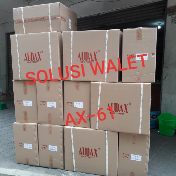 Limited - Audax Ax 61 Grosir Per Dus Speaker Walet