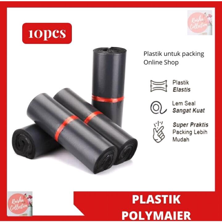 RC ISI 10 PCS PLASTIK ONLINE SHOP POLYMAILER UKURAN