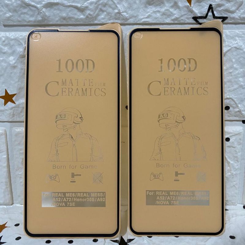OPPO A92 , A52 ANTI GORES CERAMIC MATE