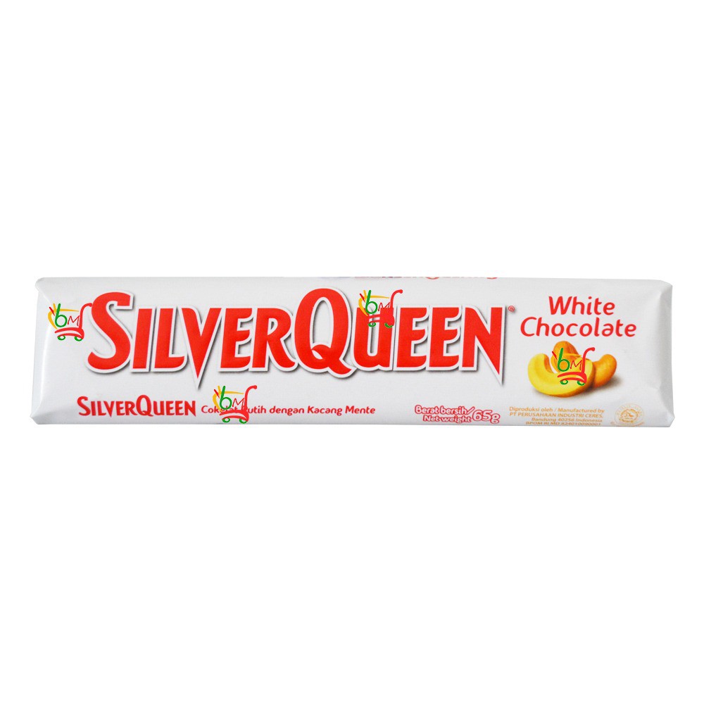 

Silver Queen White Coklat Kacang Mete - 65gr