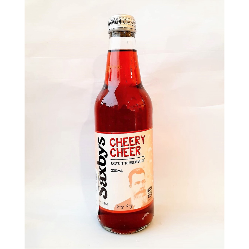

SAXBYS CHERRY CHEER 330 ML / SOFT DRINK / MINUMAN SODA