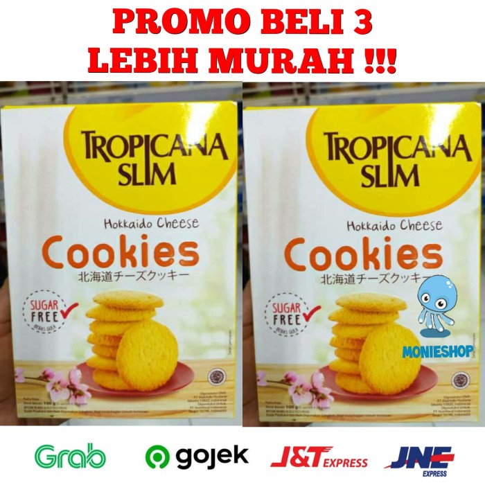 

KERING-KUE- TROPICANA SLIM HOKKAIDO CHEESE COOKIES 100GR - HOKKAIDO CHEESE -KUE-KERING.