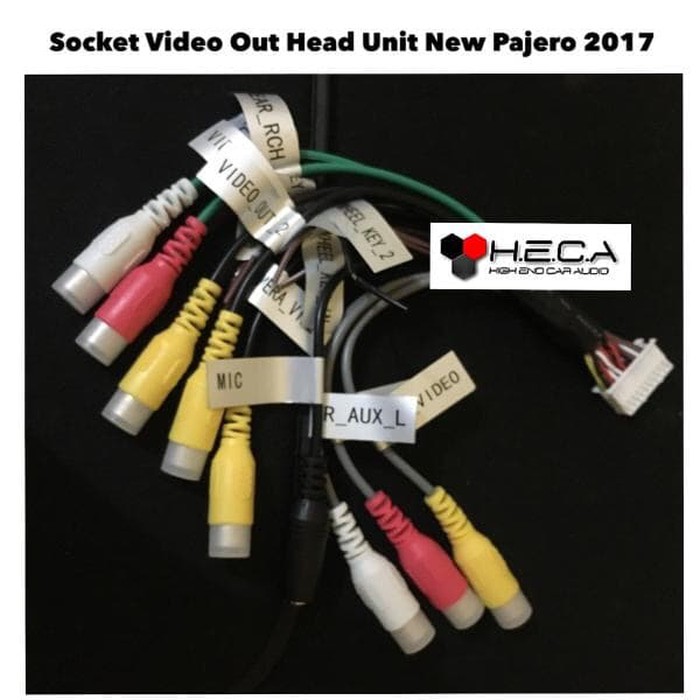 Terbaru Socket Soket Kabel Video Out Head Unit Clarion NX407AM New Pajero 2017