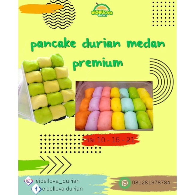 

Pancake durian ucok premium