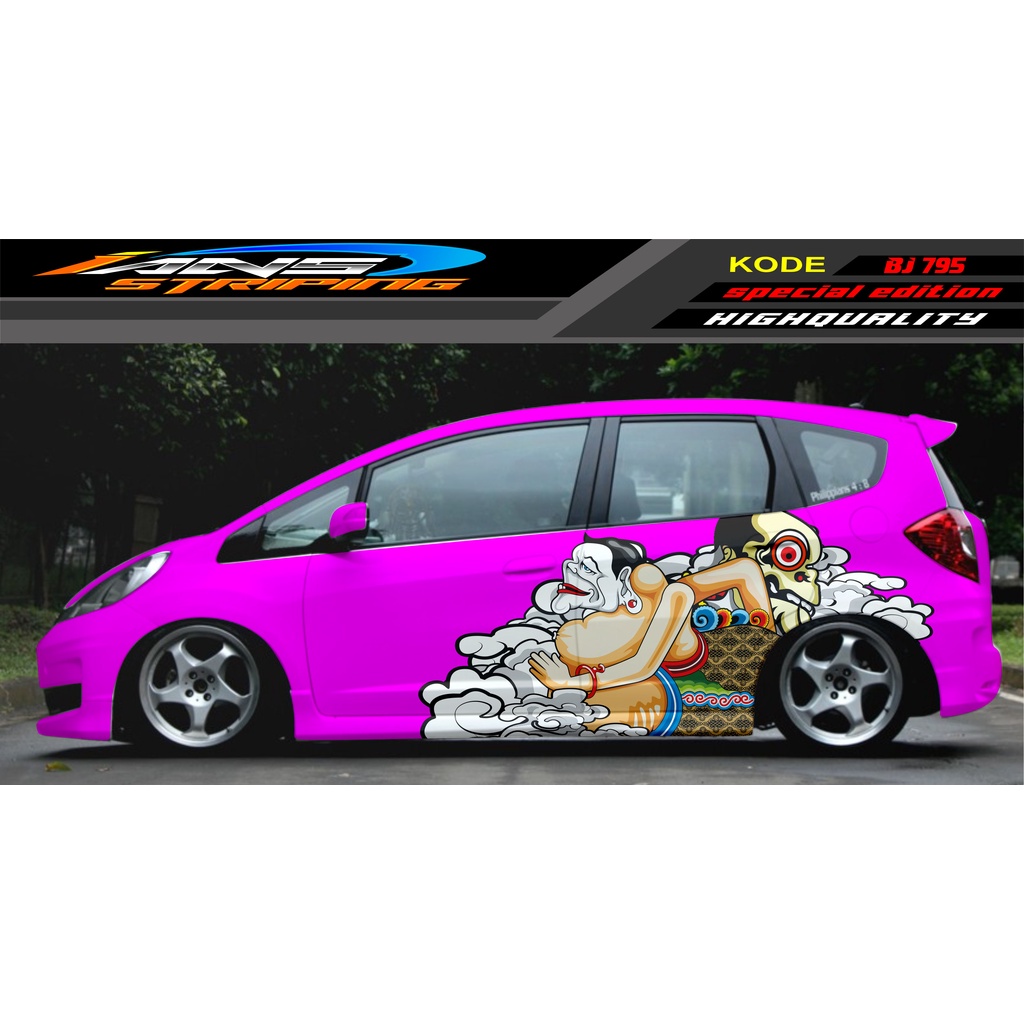 DECAL STIKER MOBIL JAZZ BRIO AVANZA SIGRA YARIS / STIKER VARIASI MOBIL / MODIF STICKER MOBIL 620