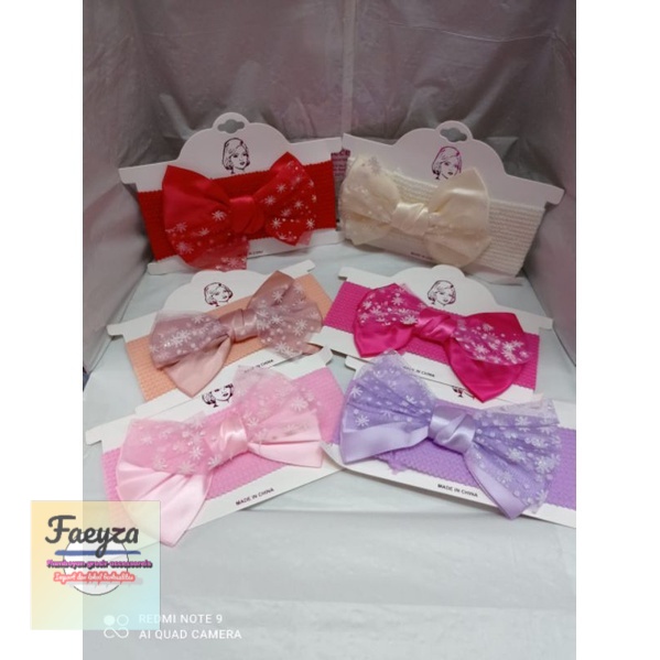 6 pcs bandana rambut bayi