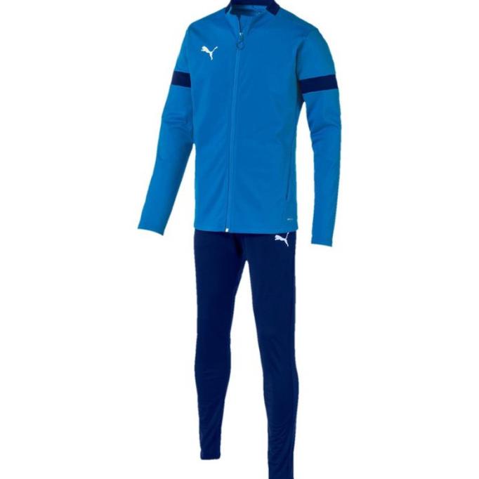 Satu set Jaket Running Cowok PUMA ftblPLAY Tracksuit Electric 656471 0