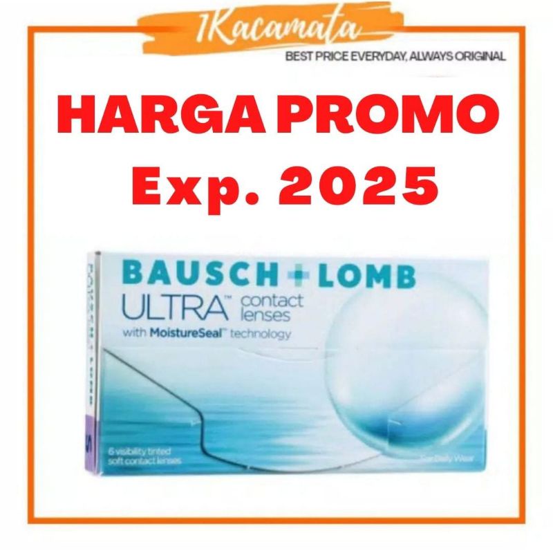 bausch and lomb ultra softlens bening bulanan silicone hydrogel