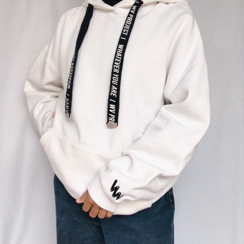 crewneck thrift (hoodie wv project & cream basic)