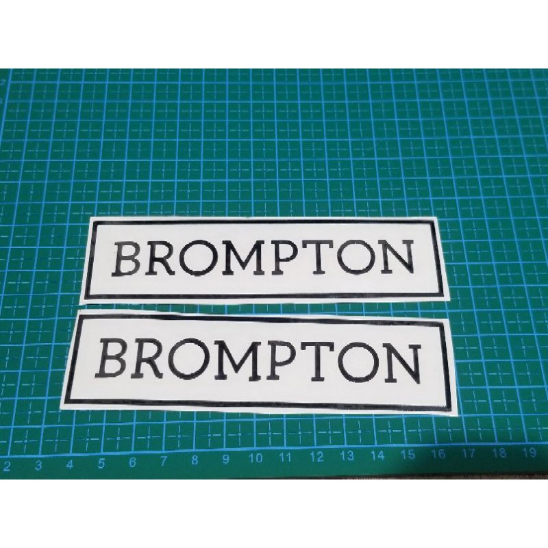 cutting stiker/ sticker brompton