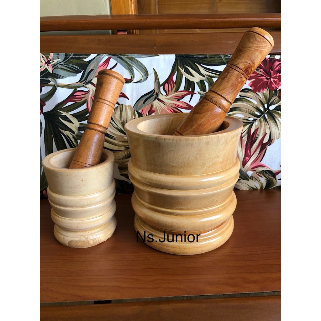 lumpang kayu/ ulekan kayu/ tumbukan kayu/ lumpang murah