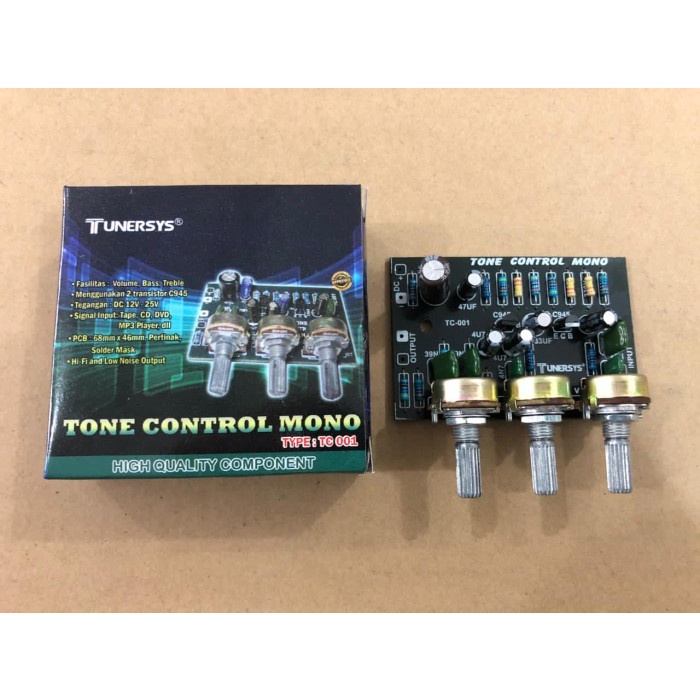 Tone Control Mono 3 Potensio Turnesys