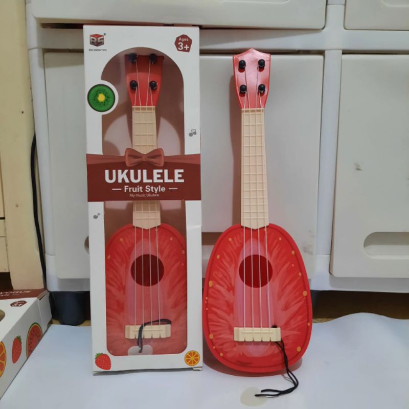 Mainan Anak Ukulele | Mainan Gitar Ukulele Fruit style Gitar Buah