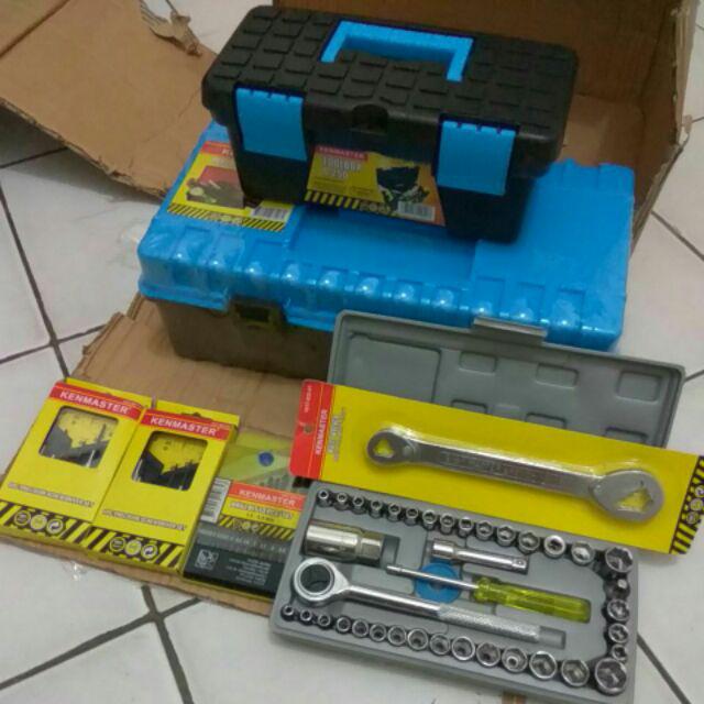 Kunci Sock Set 40 Pcs & Kenmaster Kunci Ring Pas Toolkit Snap N Grip