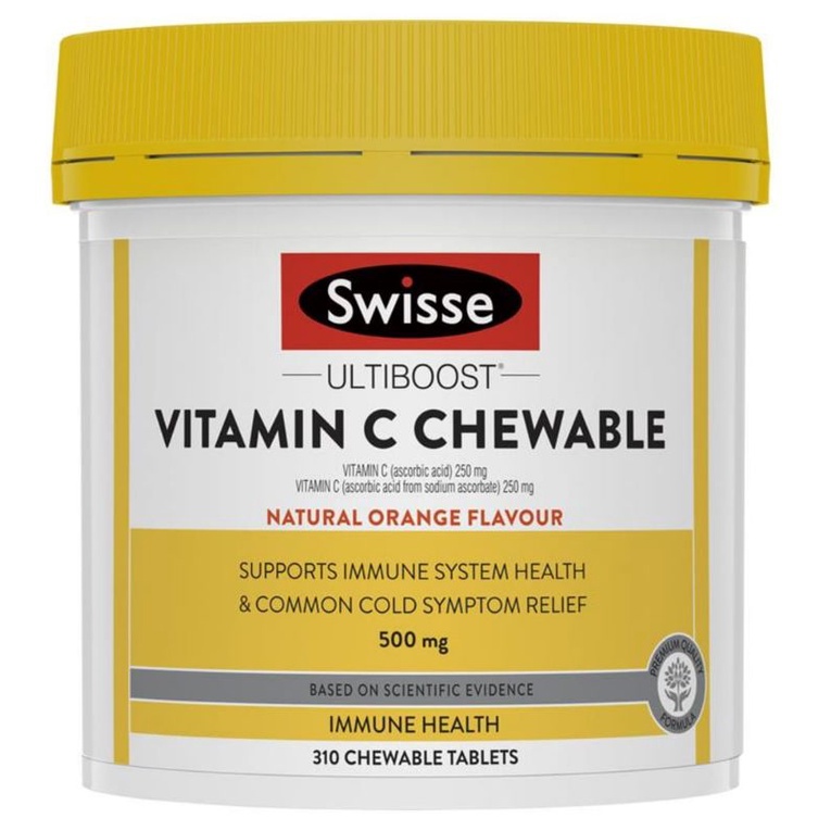 Swisse Vitamin C 500mg 310 Chewable Tablets