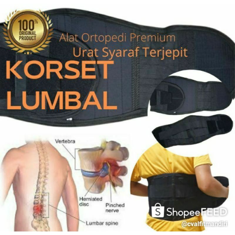 Korset Nyeri Pinggang / Korset Kesehatan / Korset Lso / Korset Hnp / Korset Lumbal / Korset Saraf Ke