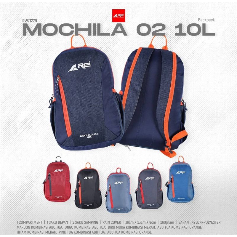 tas daypack arei mochila 02 | raincover | original