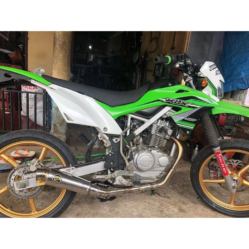 Knalpot KLX CRF 150cc 200cc Stainless Pekajaman Muffler