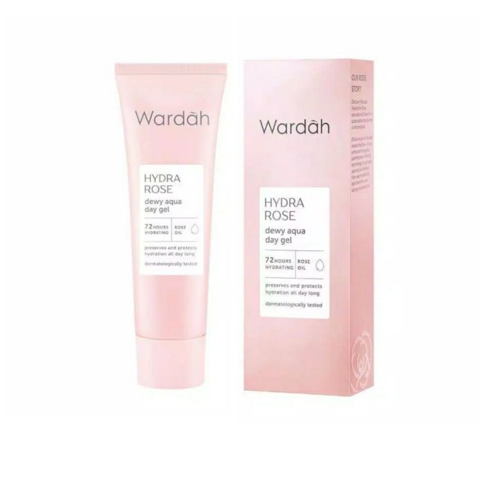 ❣️Rakkistore99❣️  Wardah Hydra Rose Dewy Aqua Day Gel 17ml (100% Original)