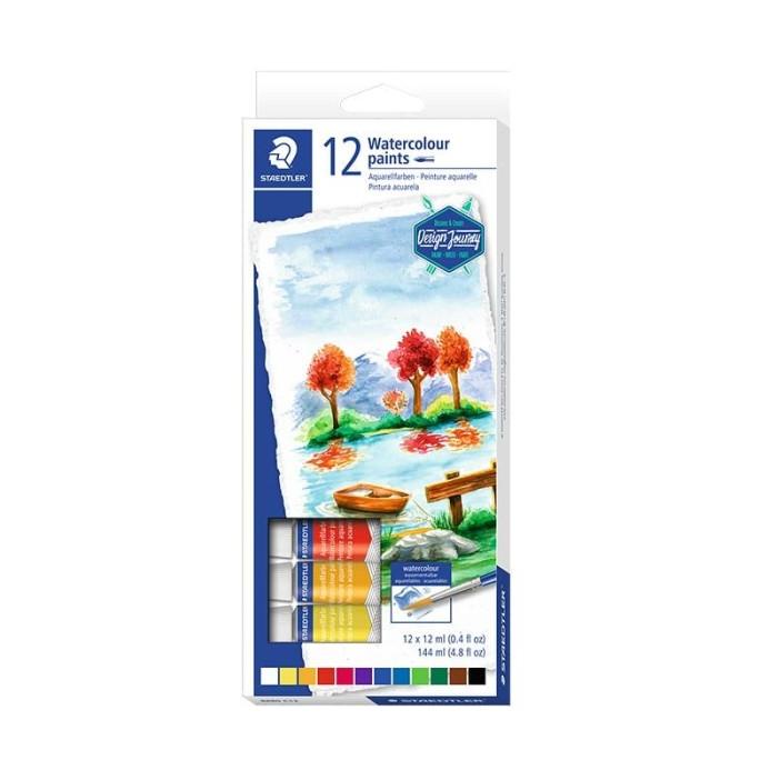 

TERLARIS Staedtler Watercolour Paint Tubes - Isi 12pcs/CAT AKRILIK SET/CAT AKRILIK SET 24 WARNA/CAT AKRILIK PASTEL/CAT AIR/CAT AIR LUKIS SET/CAT AIR GIOTTO/KUAS LUKIS 1 SET/KUAS LUKIS KECIL/KUAS LUKIS LENGKAP/KANVAS LUKIS/KANVAS LUKIS SKETSA/KANVAS LUKIS