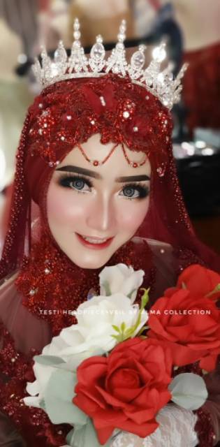 Headpiece full payet juntai