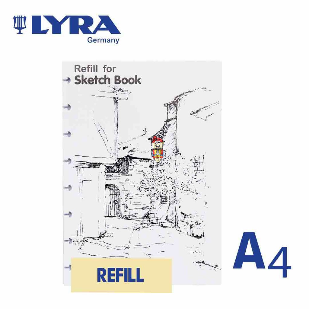 

Refill Sketchbook / sketch book Lyra A4 30 lembar