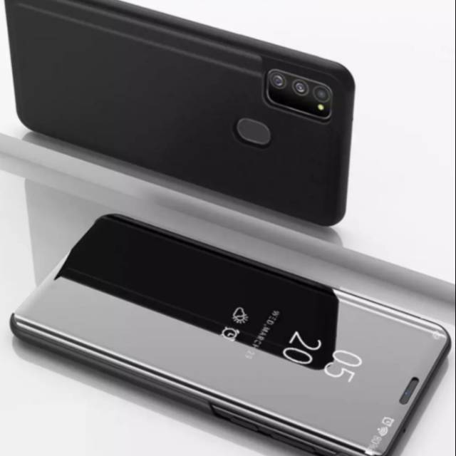 Flip Case Samsung Galaxy M31 Clear View Mirror standing Cover