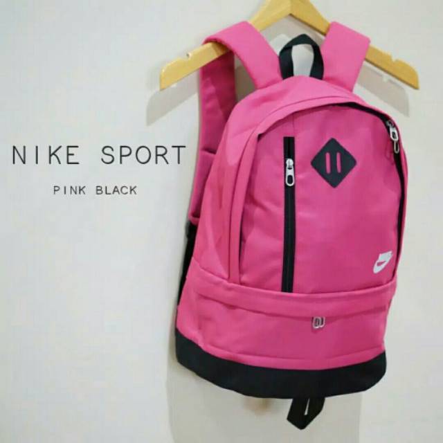 Tas Sekolah Ransel Backpack Cowok Cewek SMP SMA SD SMU Murah Kent Codora Nike Sport Murmer Abu Kanvas