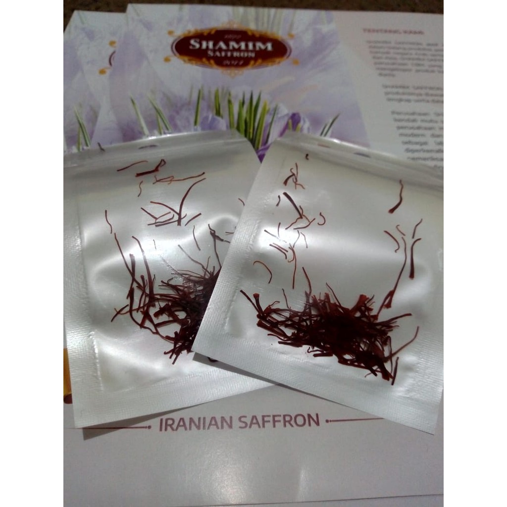 

saffron sachet paket 15x minum