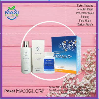 Paket Jerawat Maxi Glow Hilangkan Keriput Flek Hitam Jerawat