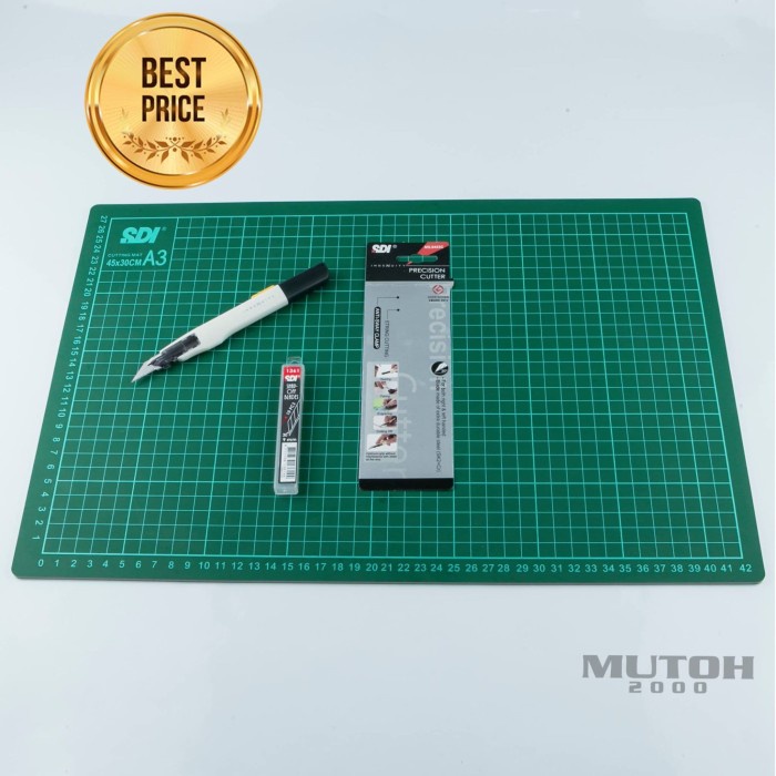 

Mantap Cutting Mat Sdi A3 + Ingenuity Precision Cutter 0443C + Refill 1361 Promo