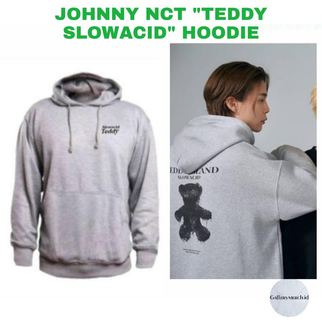 [READY STOCK] JOHNNY NCT “TEDDY SLOWACID ” HOODIE