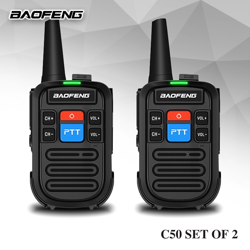 BAOFENG BF-C50 - Mini Single Band Walkie Talkie Set Isi 2pcs - GR